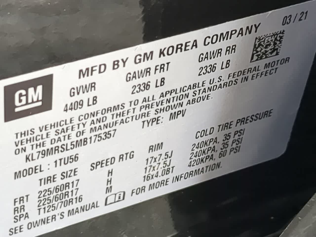 Thumbnail: 2021 Chevrolet TrailBlazer - 36