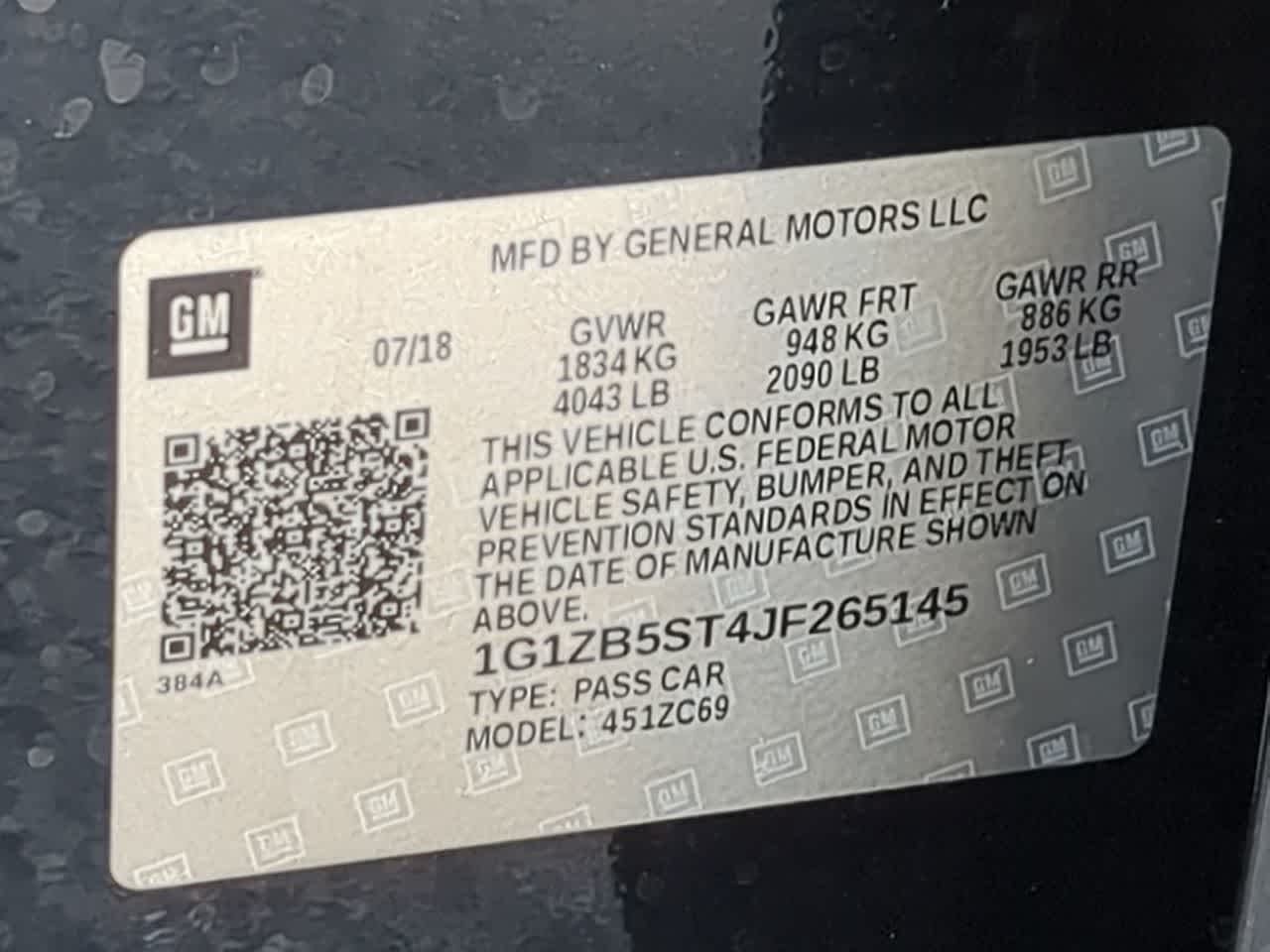 Thumbnail: 2018 Chevrolet Malibu - 33