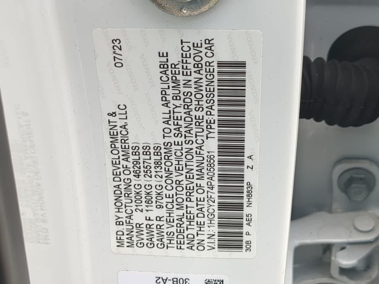 2023 Honda Accord Sport-L 35