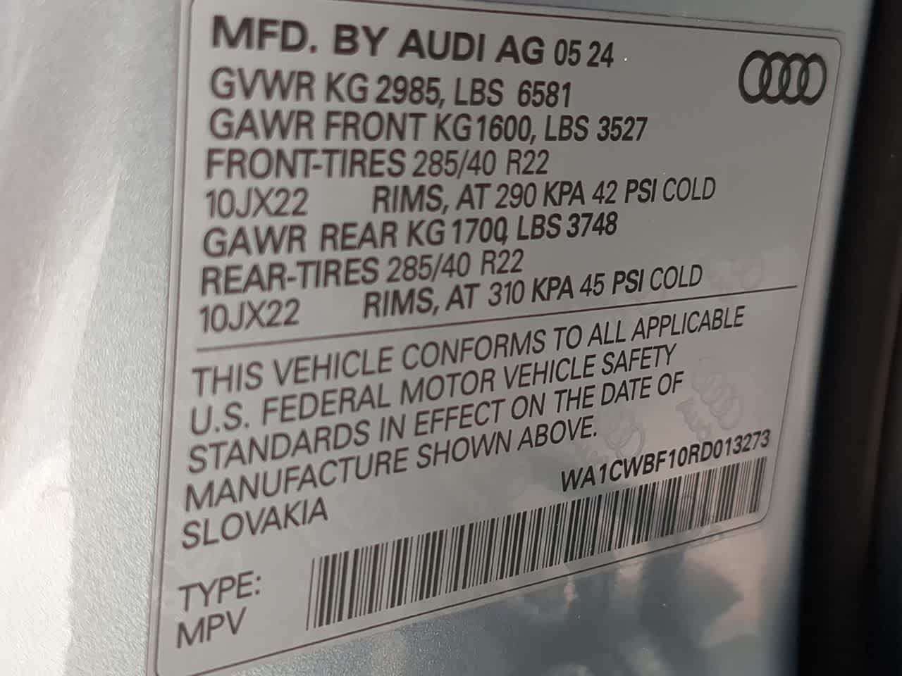 2024 Audi SQ8 Prestige 39