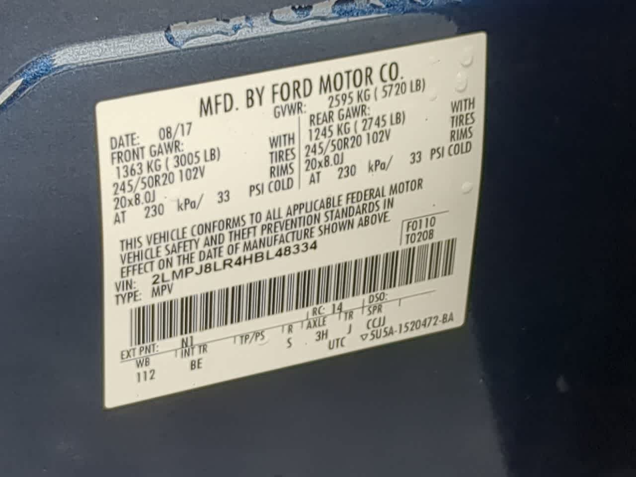 Thumbnail: 2017 Lincoln MKX - 36