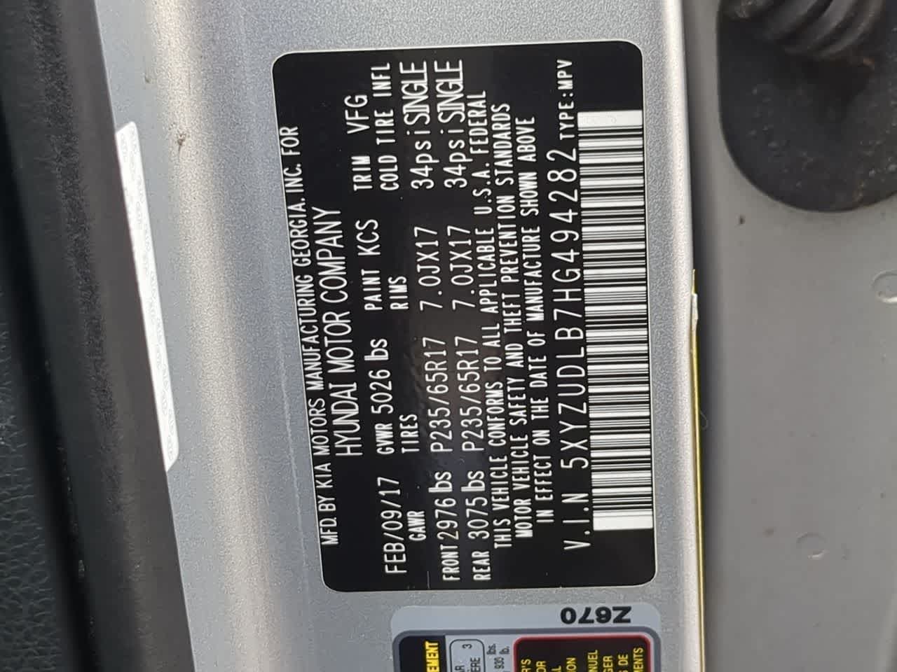 Thumbnail: 2017 Hyundai Santa Fe - 36