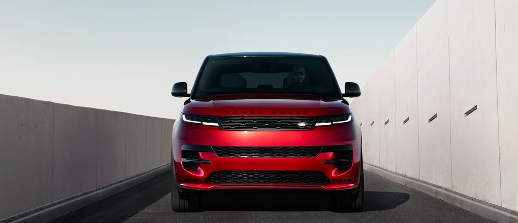 Red Range Rover Sport