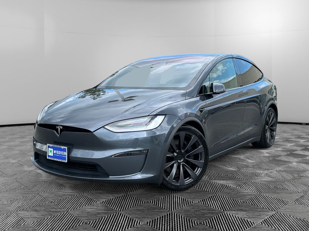 Used 2022 Tesla Model X Plaid with VIN 7SAXCBE63NF334632 for sale in Peabody, MA