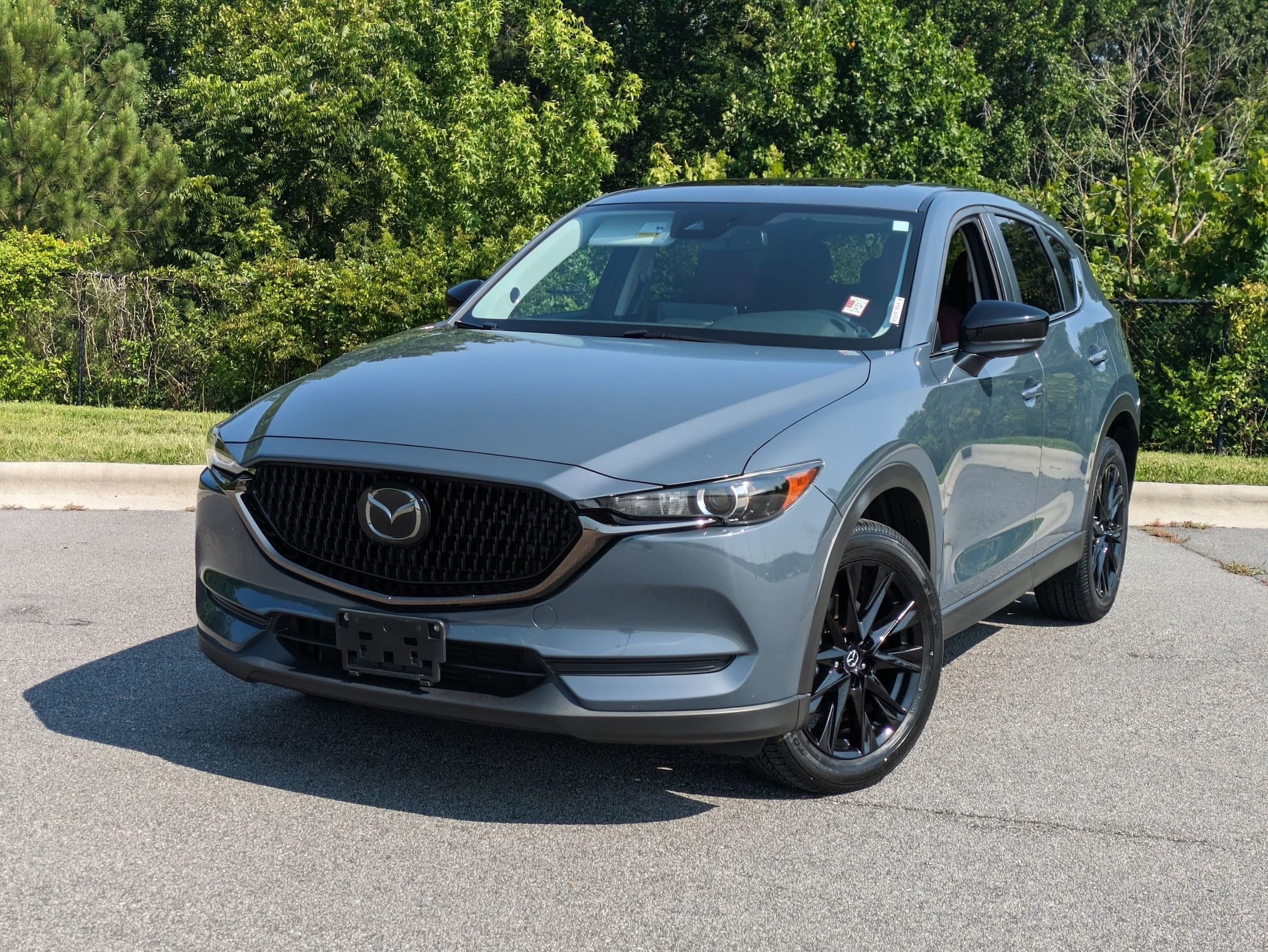 Used 2021 Mazda CX-5 Carbon Edition Turbo with VIN JM3KFBCY7M0327643 for sale in Raleigh, NC