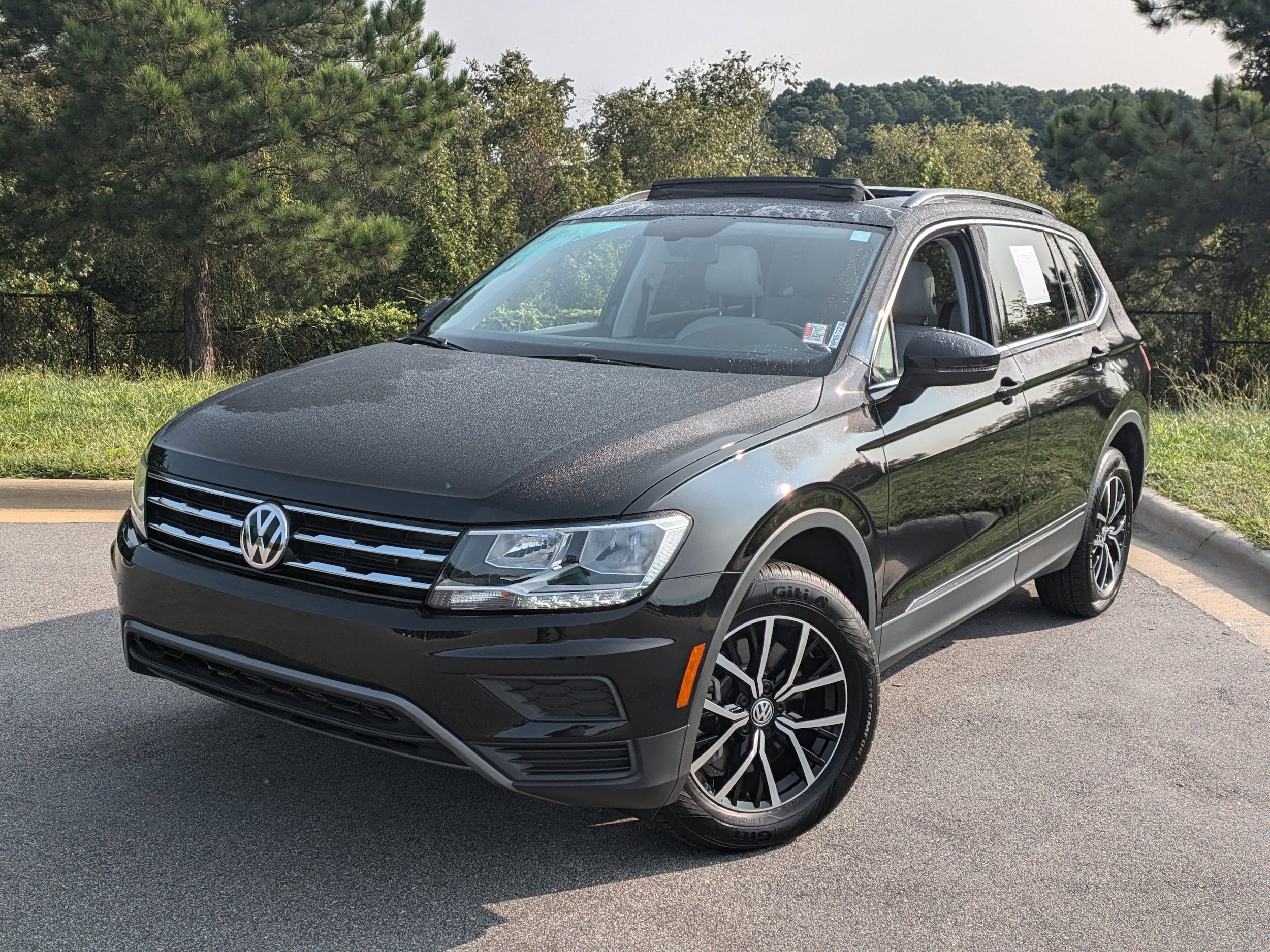 Used 2021 Volkswagen Tiguan SE with VIN 3VV2B7AX2MM121060 for sale in Raleigh, NC