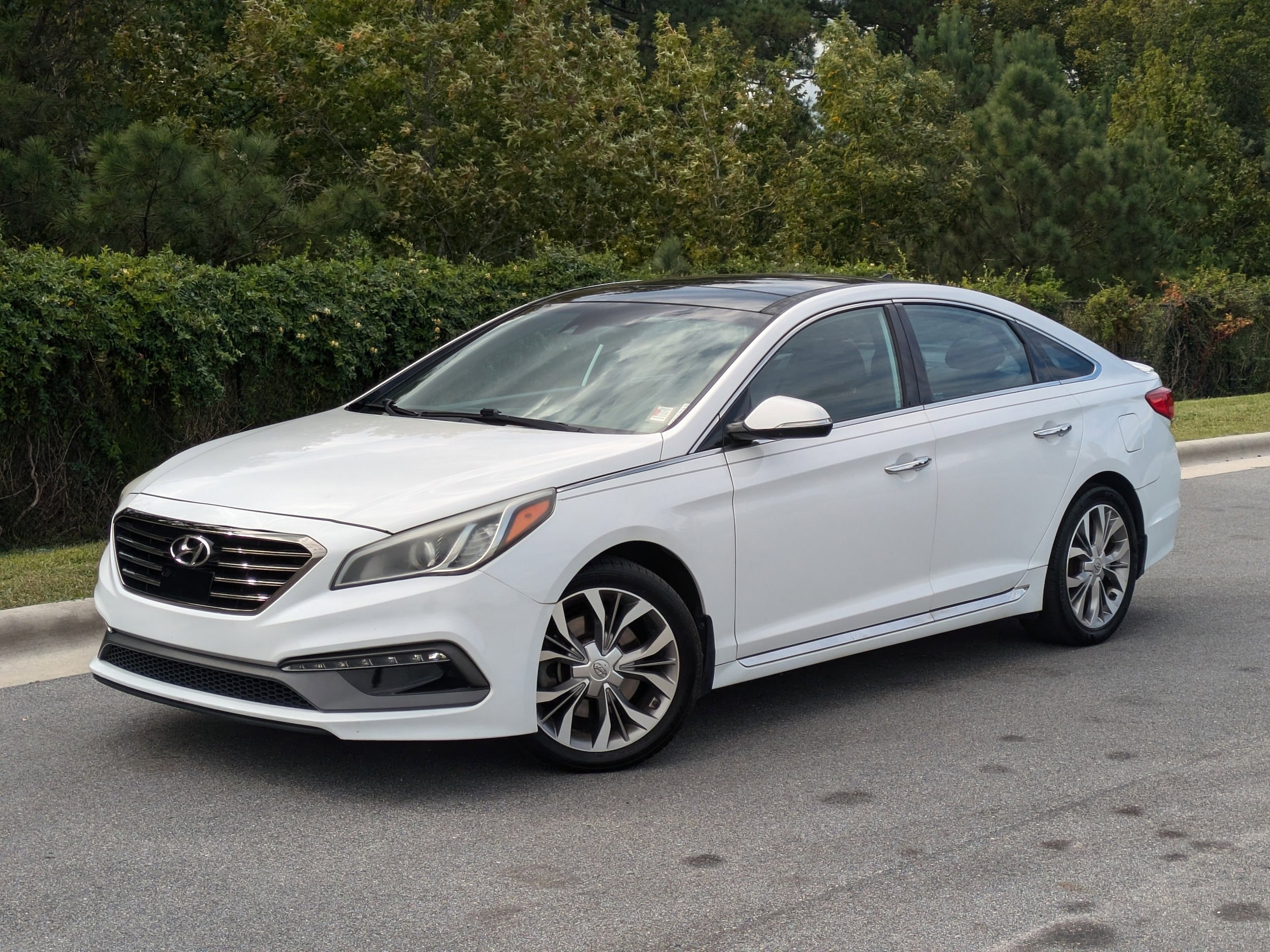 Used 2015 Hyundai Sonata Limited with VIN 5NPE34AB7FH125173 for sale in Raleigh, NC