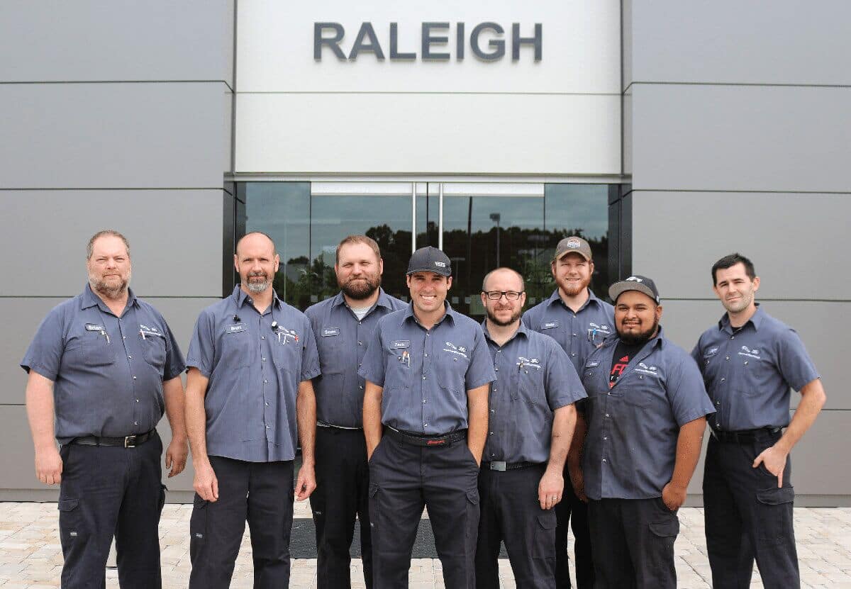Certified Technicians at Land Rover Raleigh Trained Experts Leith