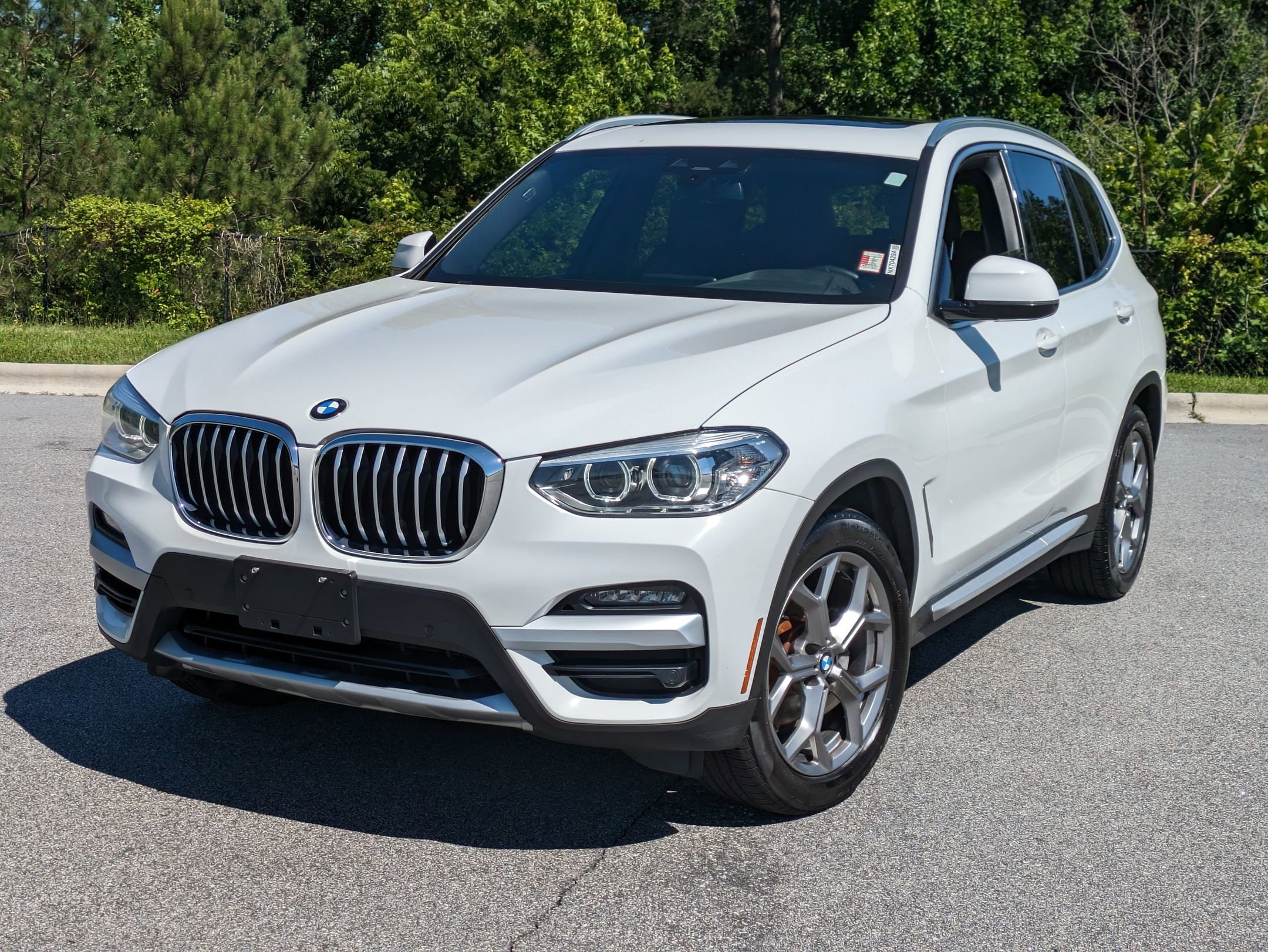 Used 2021 BMW X3 30i with VIN 5UXTY3C03M9E37643 for sale in Raleigh, NC