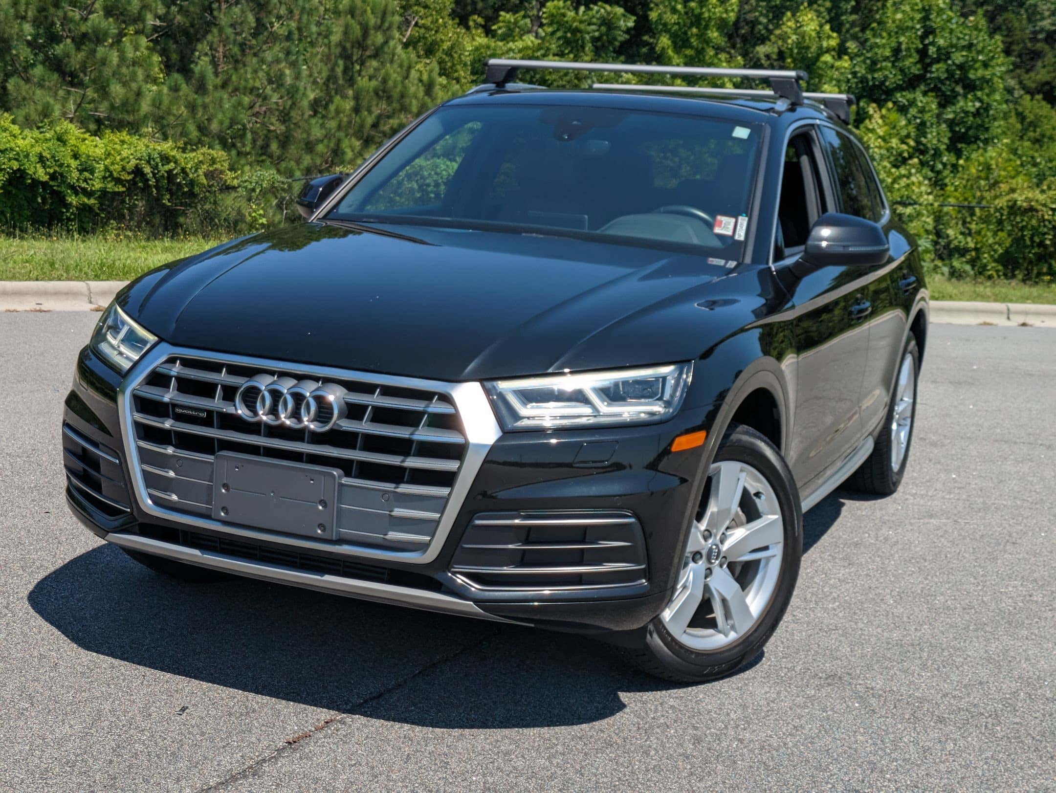 Used 2018 Audi Q5 Premium Plus with VIN WA1BNAFYXJ2073163 for sale in Raleigh, NC