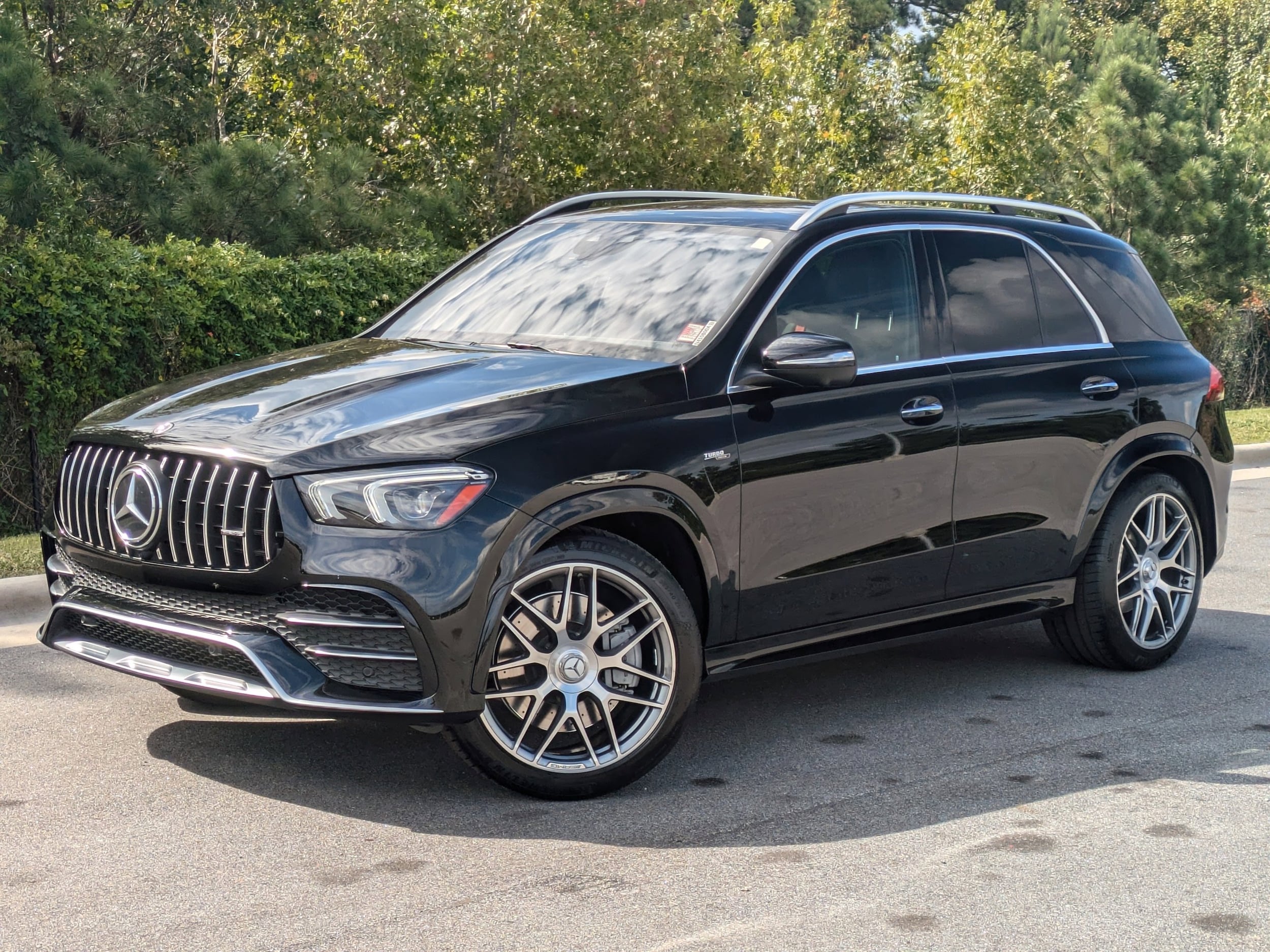 Used 2023 Mercedes-Benz GLE AMG GLE 53 with VIN 4JGFB6BBXPA841071 for sale in Raleigh, NC