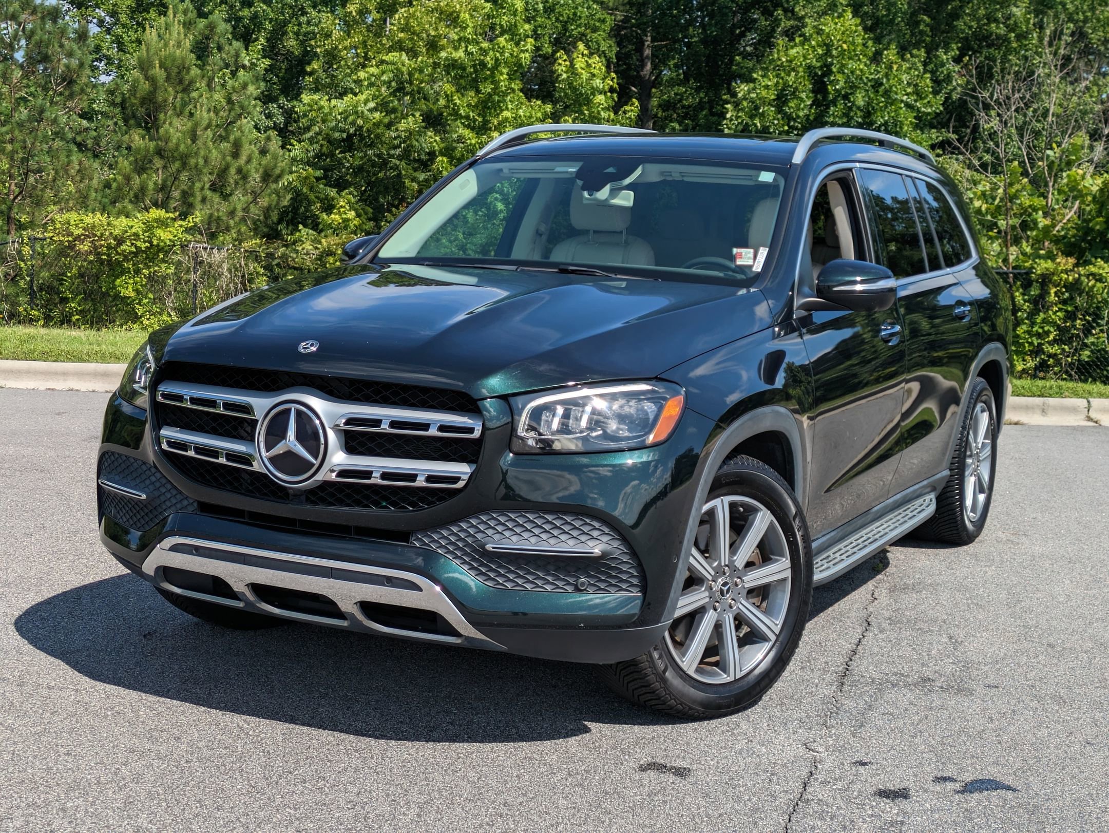 Used 2020 Mercedes-Benz GLS GLS450 with VIN 4JGFF5KE4LA152551 for sale in Raleigh, NC