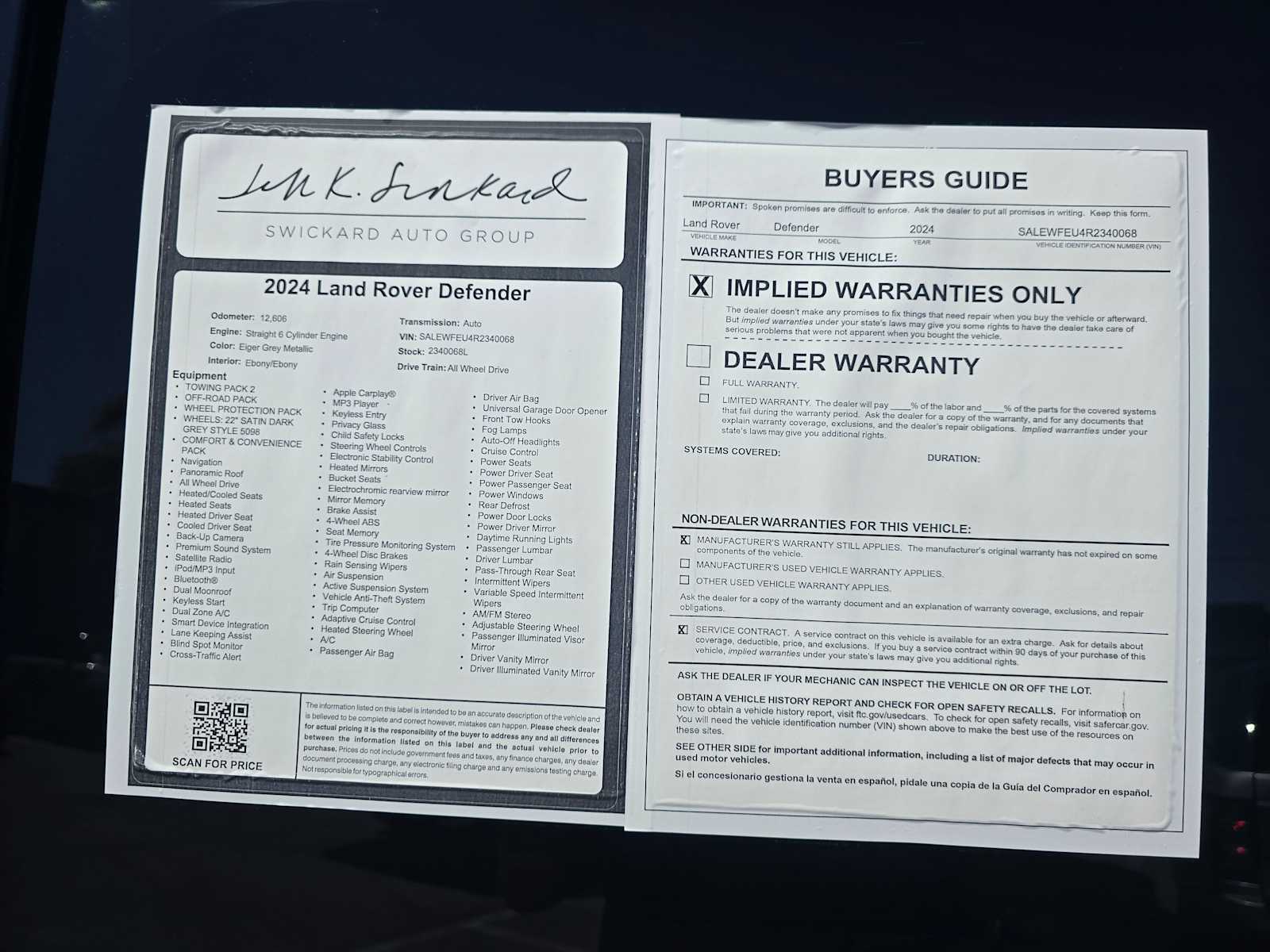 2024 Land Rover Defender Outbound - Photo 13
