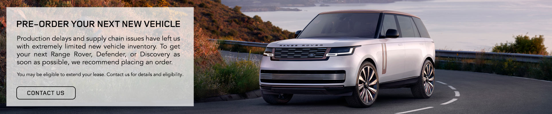 New Range Rover, Defender, Discovery for Sale | Southampton