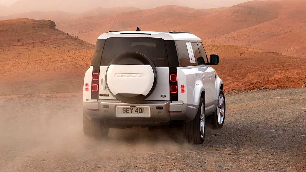 2024 Defender rear view