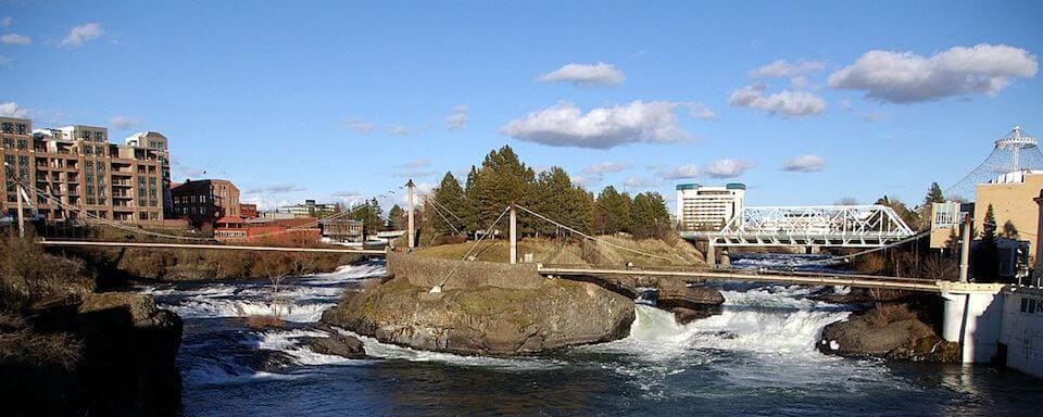 Spokane waterfront