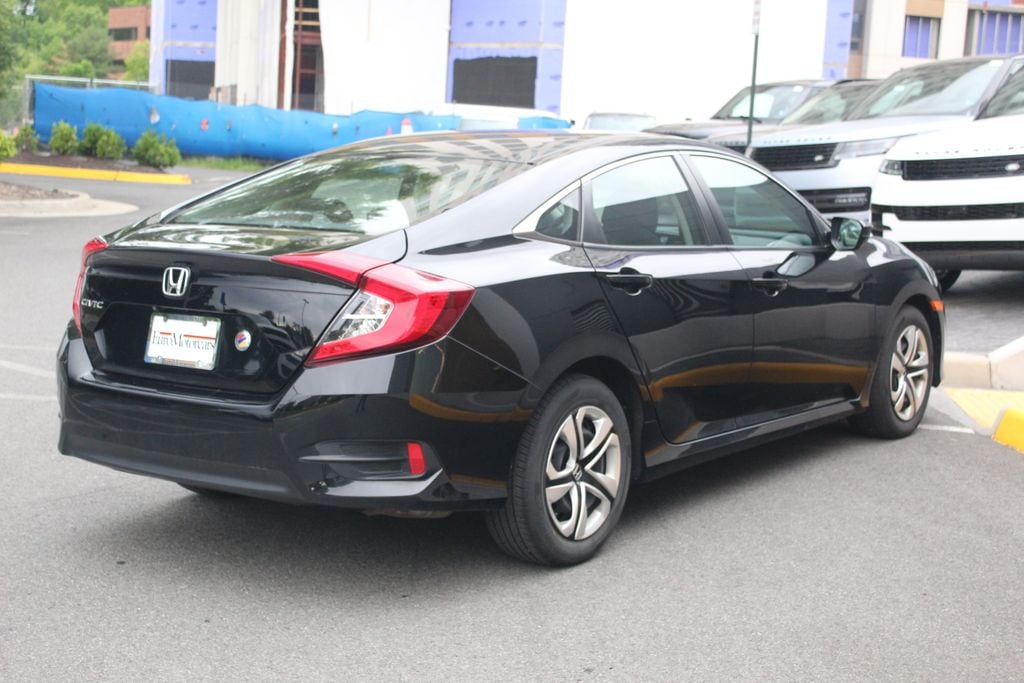 Used 2017 Honda Civic LX with VIN 19XFC2E58HE068700 for sale in Tysons, VA