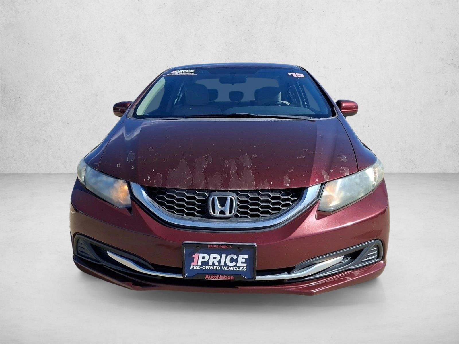 Used 2015 Honda Civic LX with VIN 19XFB2F54FE112528 for sale in Katy, TX
