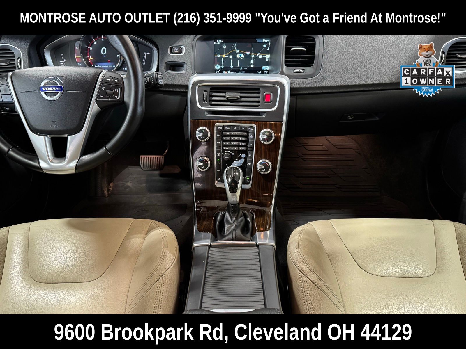 Used 2016 Volvo V60 Premier with VIN YV1612SKXG1308969 for sale in Cleveland, OH