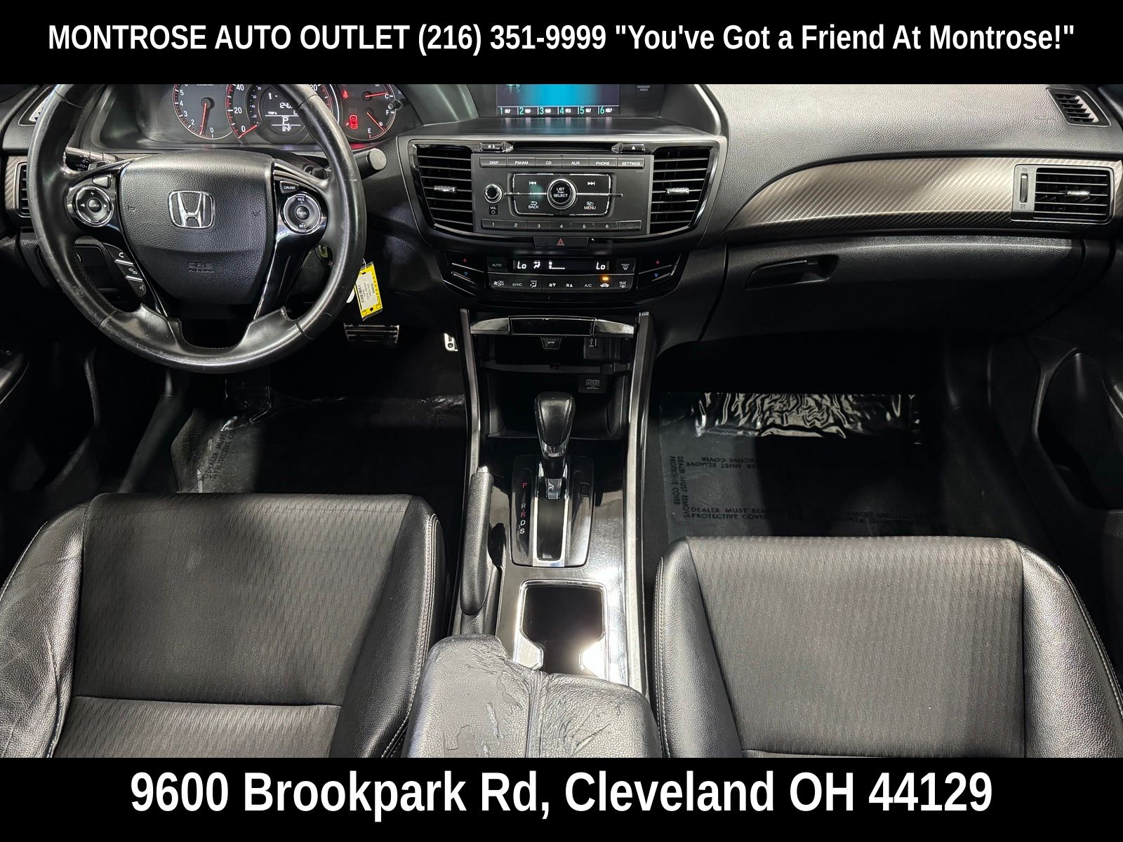 Used 2016 Honda Accord Sport with VIN 1HGCR2F50GA085803 for sale in Cleveland, OH