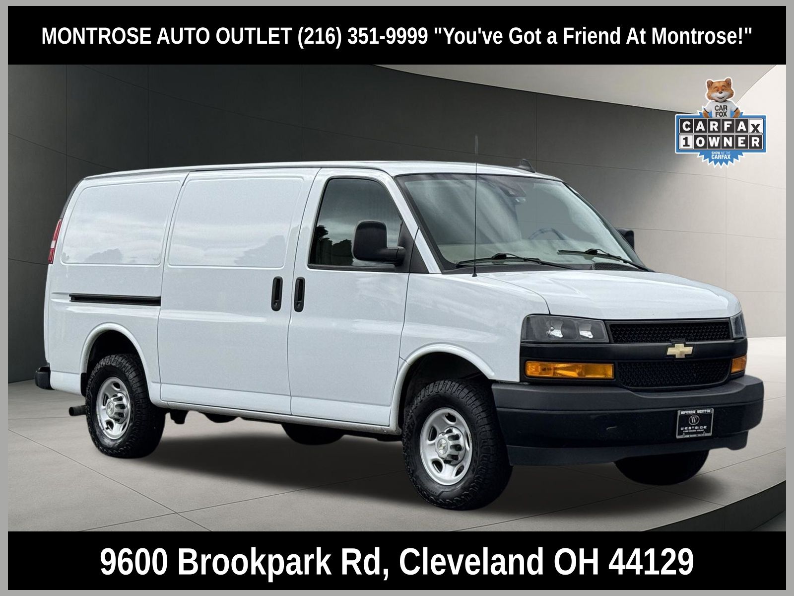 2020 Chevrolet Express Cargo Work Van
