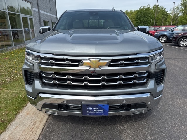 Certified 2024 Chevrolet Silverado 1500 LTZ with VIN 1GCUDGE82RZ355323 for sale in Antigo, WI