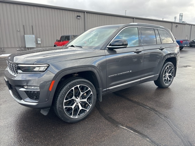 Certified 2022 Jeep Grand Cherokee Summit Reserve with VIN 1C4RJHET5N8502193 for sale in Antigo, WI