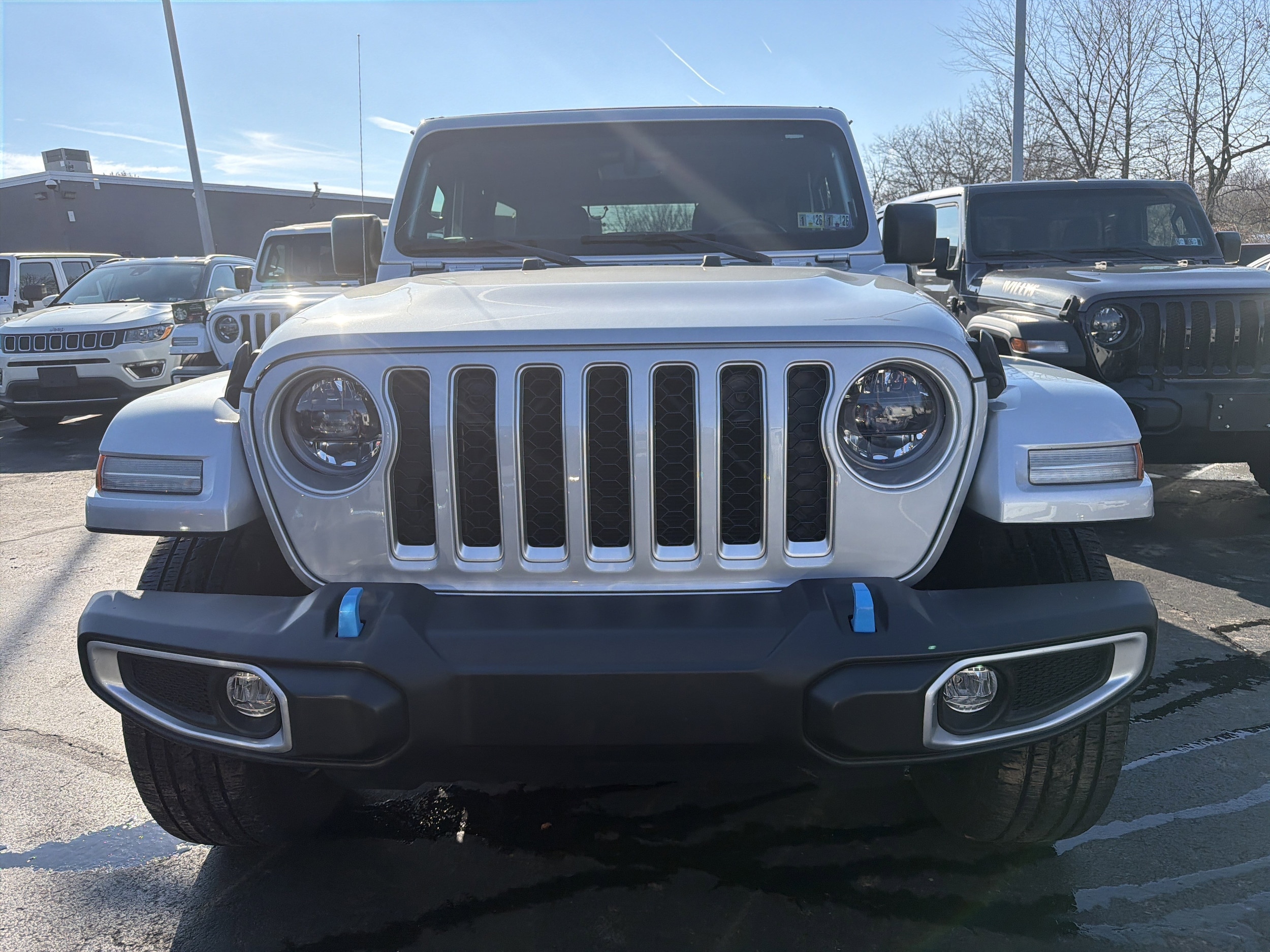 Used 2023 Jeep Wrangler 4xe Sahara 4XE with VIN 1C4JJXP63PW590366 for sale in Lansdale, PA