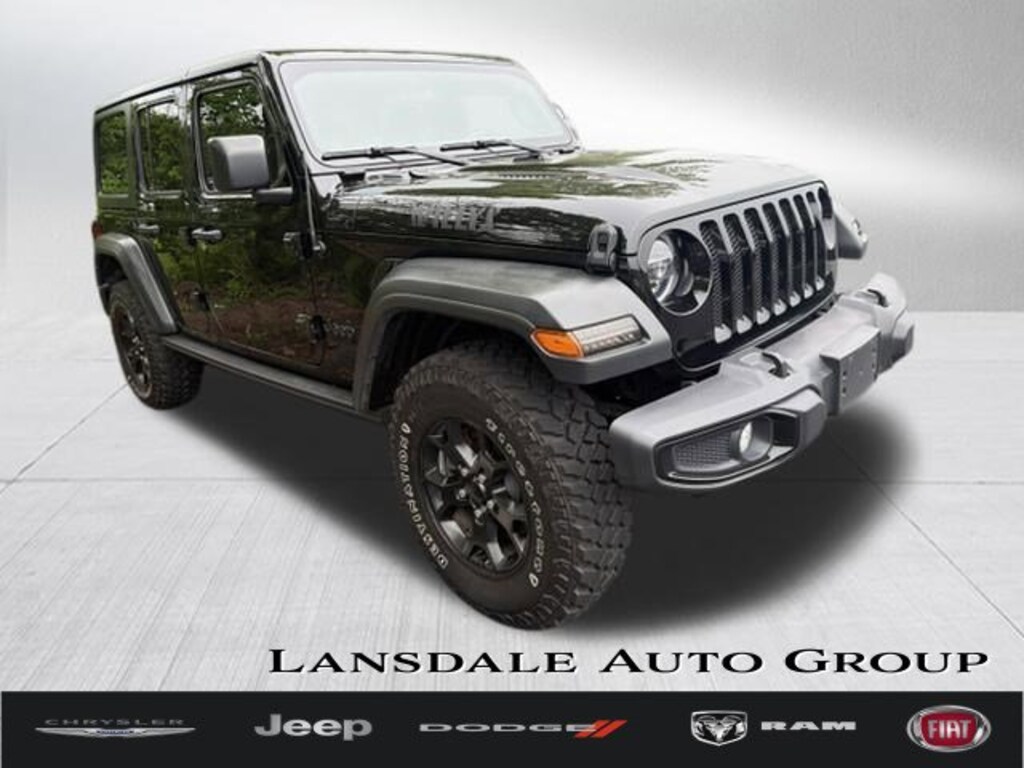 Certified 2022 Jeep Wrangler Unlimited Willys Unlimited Willys 4x4