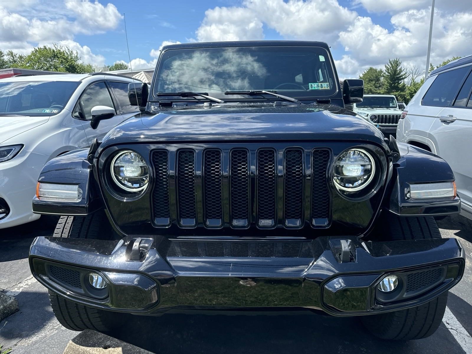 Certified 2021 Jeep Wrangler Unlimited High Altitude with VIN 1C4HJXEG7MW599593 for sale in Lansdale, PA