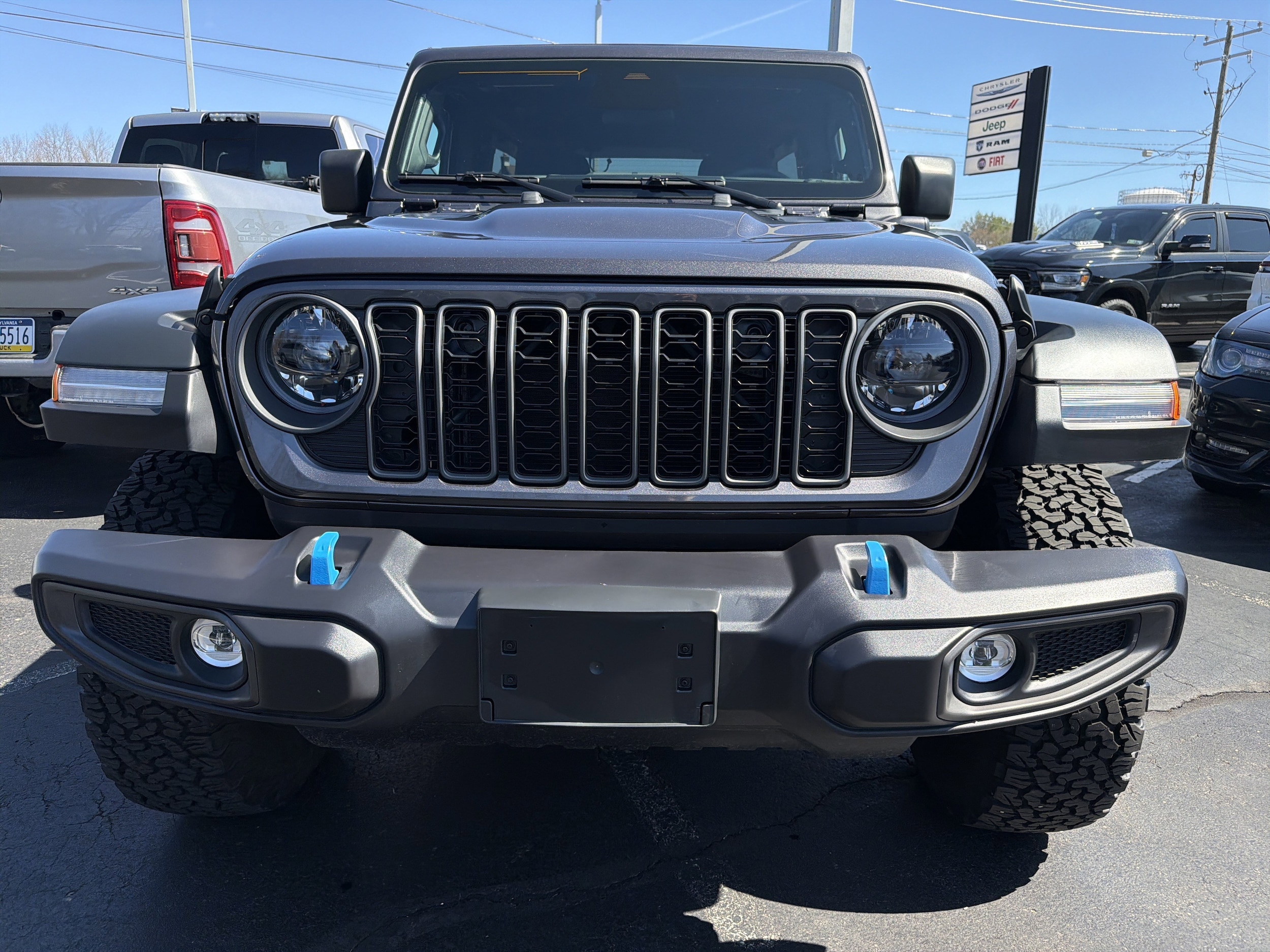 Certified 2025 Jeep Wrangler 4xe Rubicon 4XE with VIN 1C4RJXR6XSW587098 for sale in Lansdale, PA
