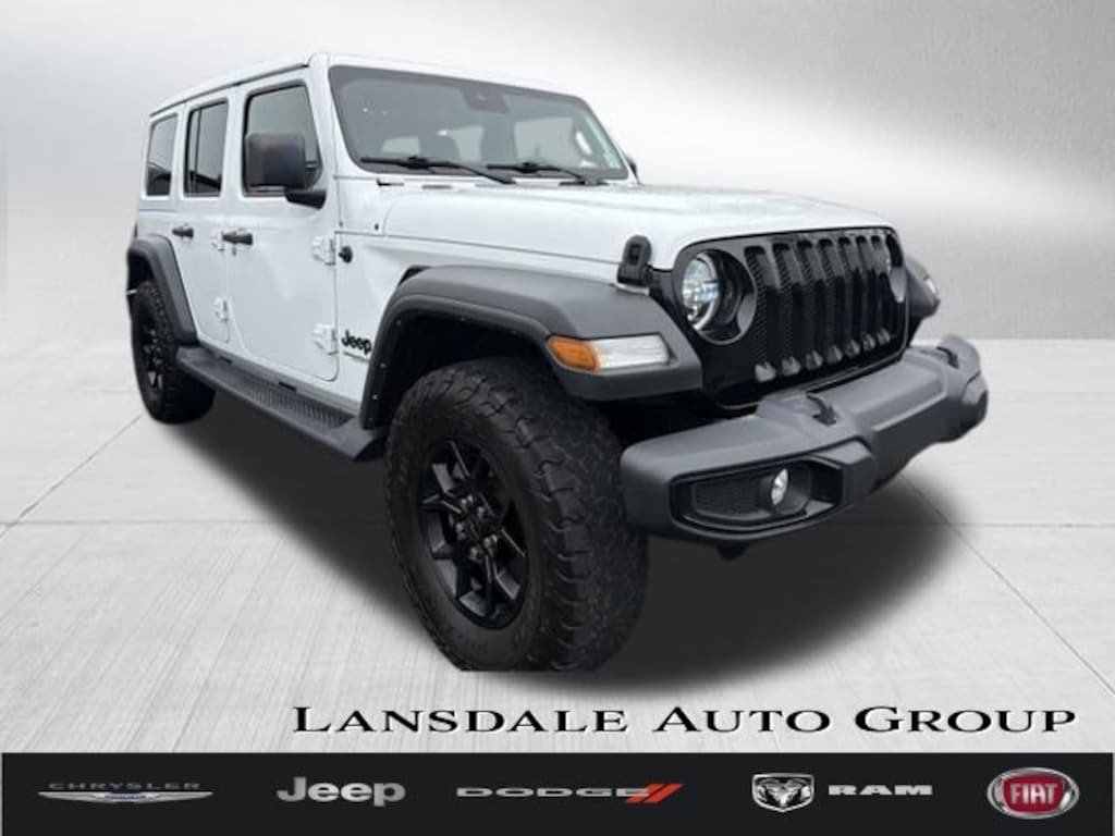 Certified 2022 Jeep Wrangler Unlimited Willys Unlimited Willys 4x4