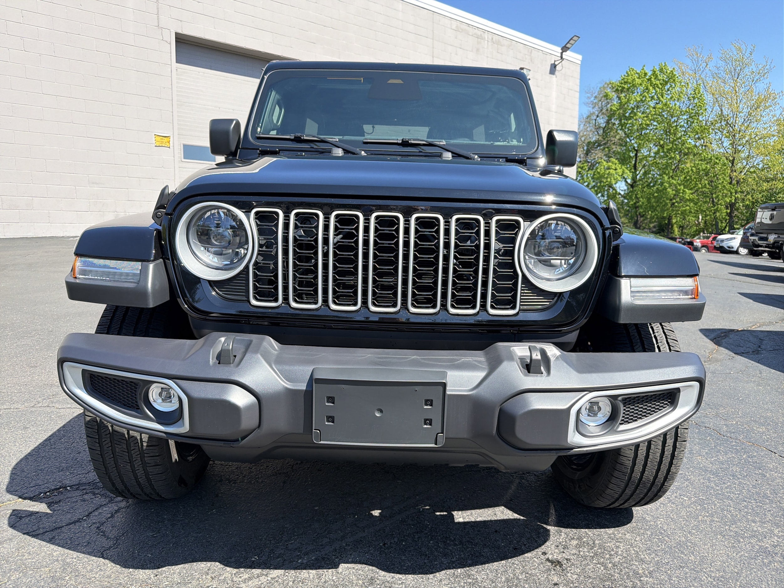 Certified 2025 Jeep Wrangler 4xe Sahara 4XE with VIN 1C4RJXP68SW583750 for sale in Lansdale, PA