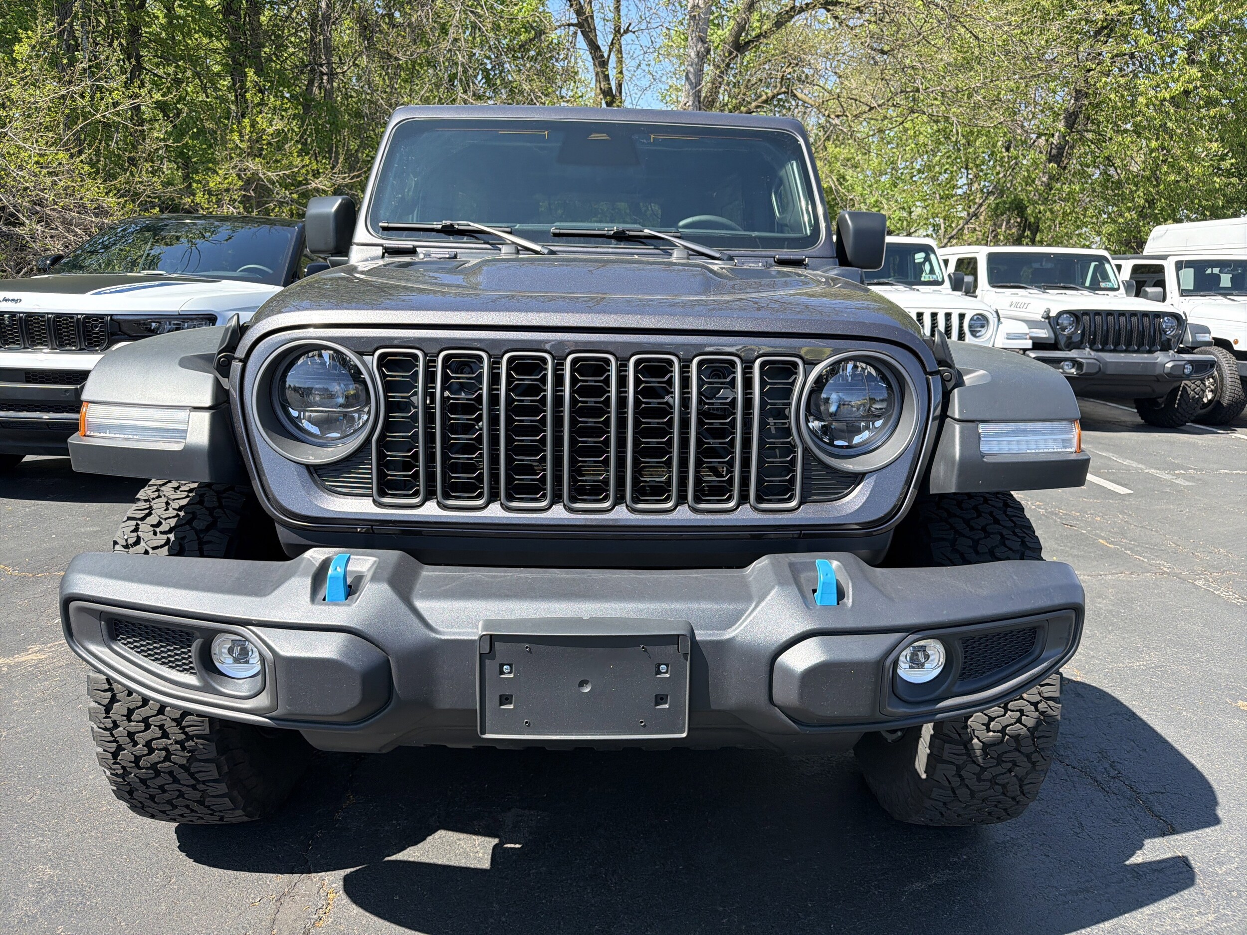 Certified 2025 Jeep Wrangler 4xe Rubicon 4XE with VIN 1C4RJXR66SW577555 for sale in Lansdale, PA