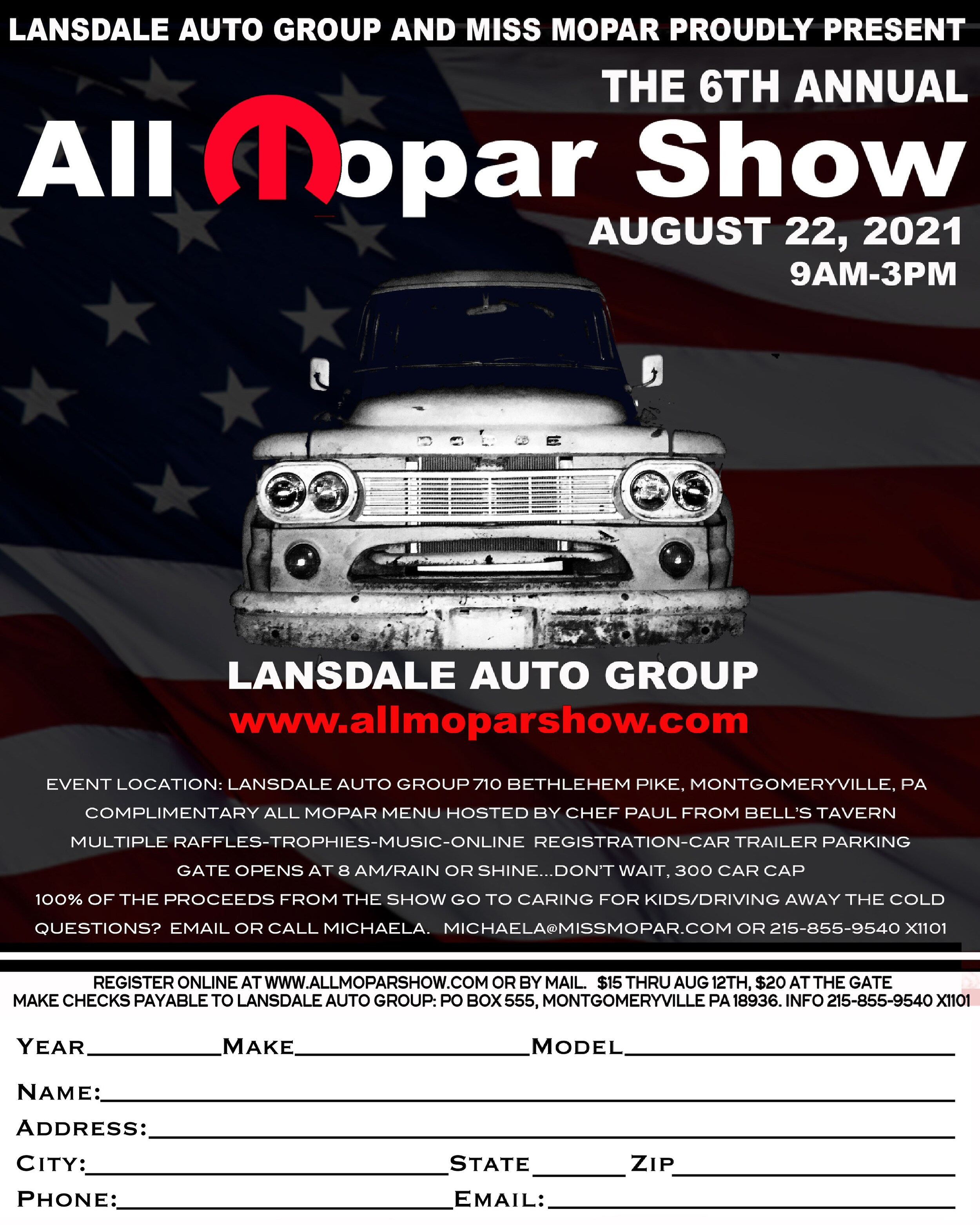 All Mopar Show in Montgomeryville Lansdale Chrysler Dodge Jeep Ram FIAT