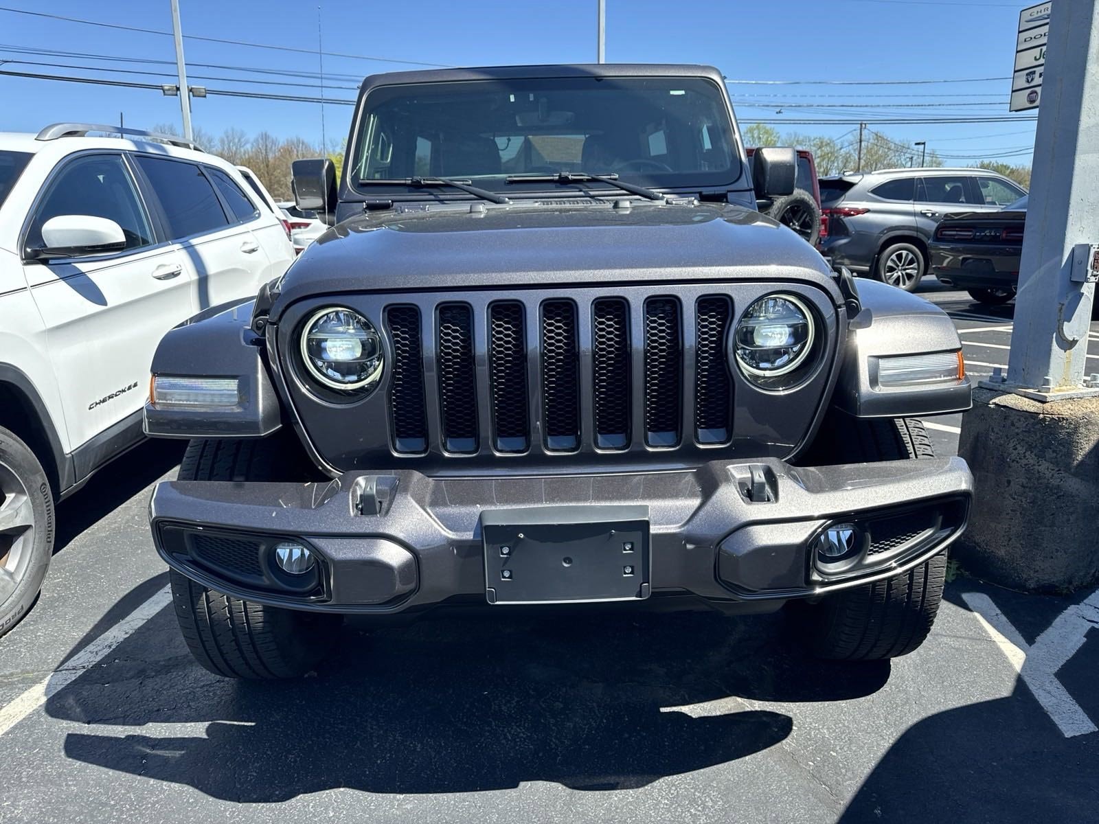 Certified 2021 Jeep Wrangler Unlimited High Altitude with VIN 1C4HJXEM8MW567757 for sale in Lansdale, PA