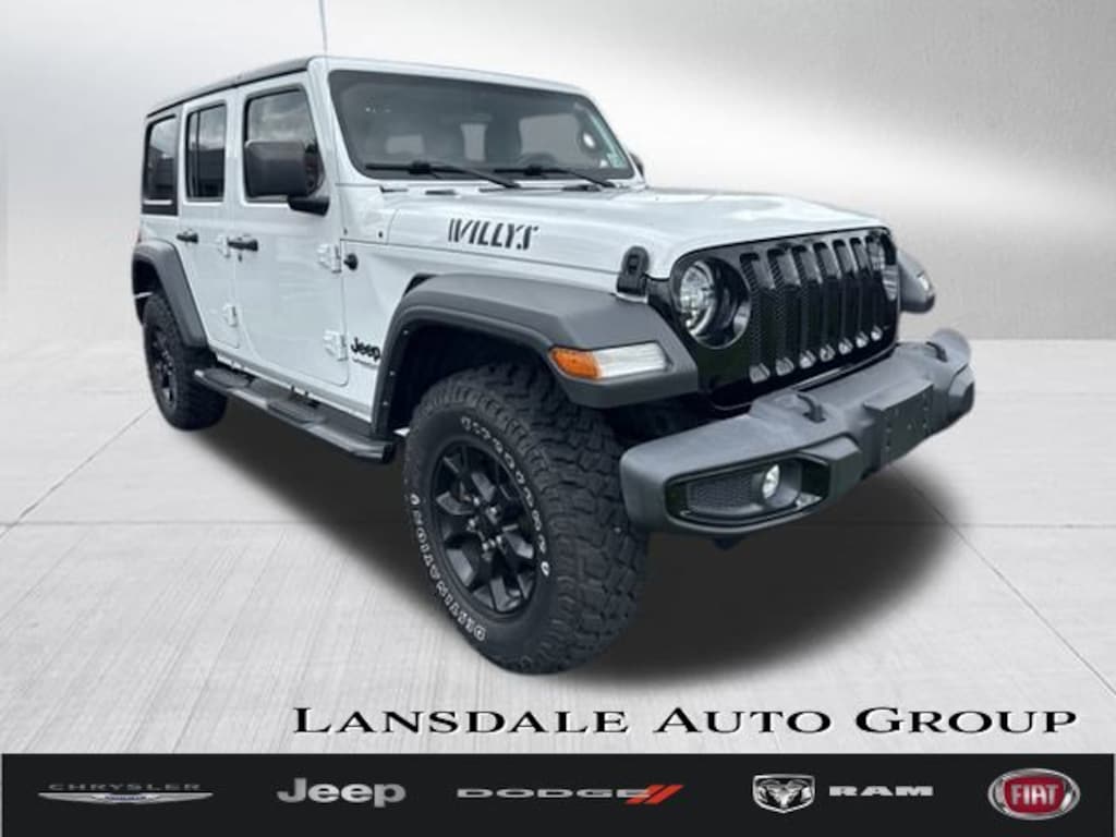Certified 2022 Jeep Wrangler Unlimited Willys Unlimited Willys 4x4