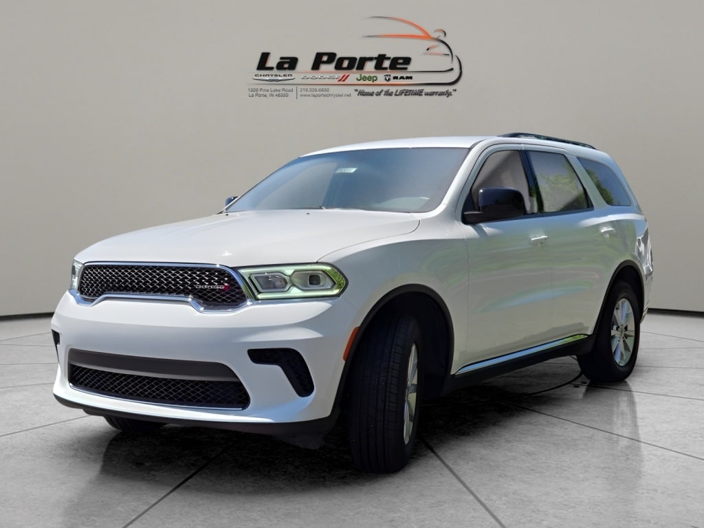 Used 2023 Dodge Durango SXT with VIN 1C4RDJAG6PC667919 for sale in Laporte, IN