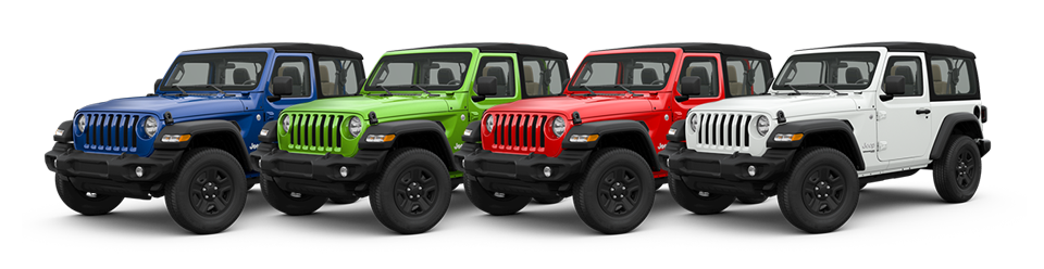 Jeep Wrangler Color Chart