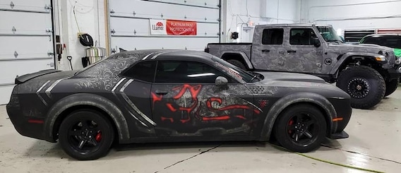 custom car graphics wrap