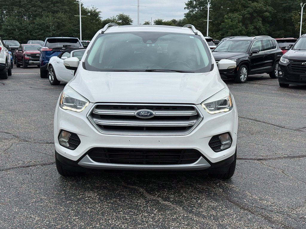 Used 2017 Ford Escape Titanium with VIN 1FMCU9J9XHUA37575 for sale in La Porte, IN