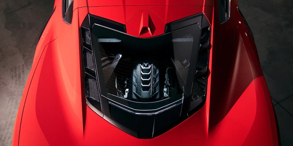 2022 Corvette Engine Top Down View
