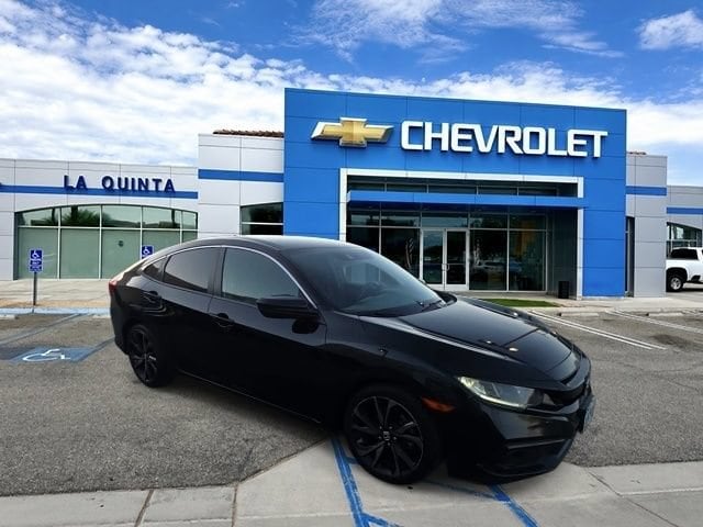 Used 2019 Honda Civic Sport with VIN 2HGFC2F88KH569916 for sale in La Quinta, CA