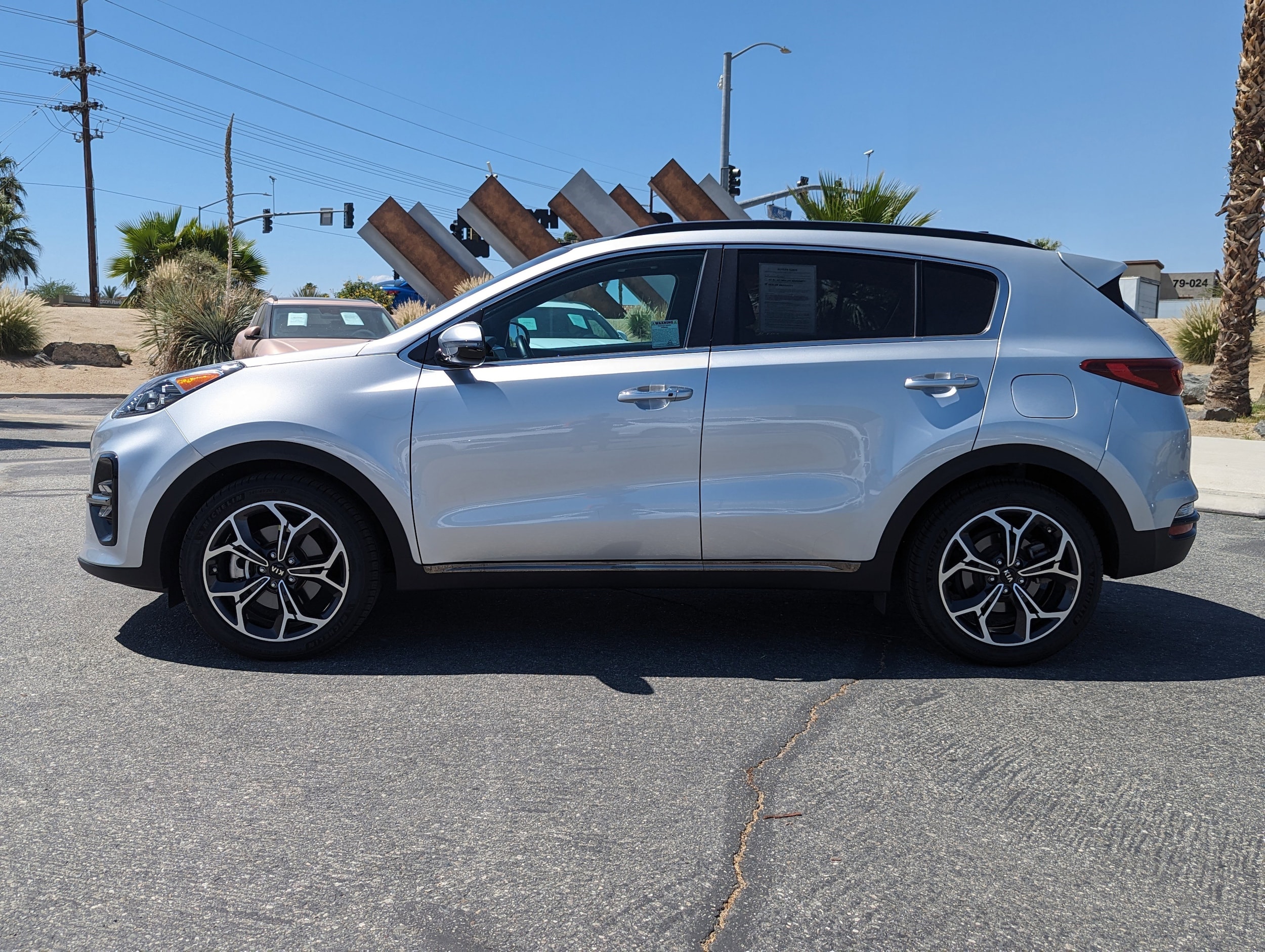 Used 2020 Kia Sportage SX with VIN KNDPR3A65L7775916 for sale in La Quinta, CA