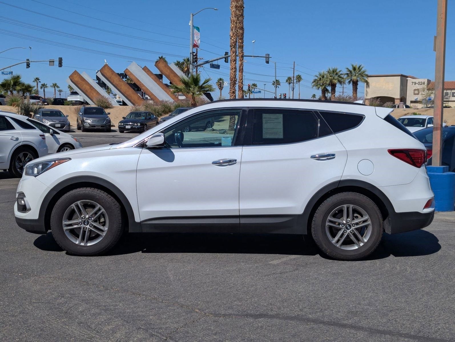 Used 2017 Hyundai Santa Fe Sport with VIN 5XYZU3LB3HG436132 for sale in La Quinta, CA