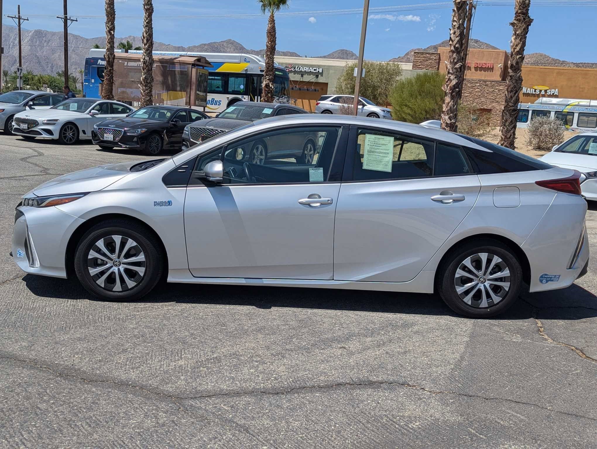 Used 2021 Toyota Prius Prime LE with VIN JTDKAMFP5M3180212 for sale in La Quinta, CA