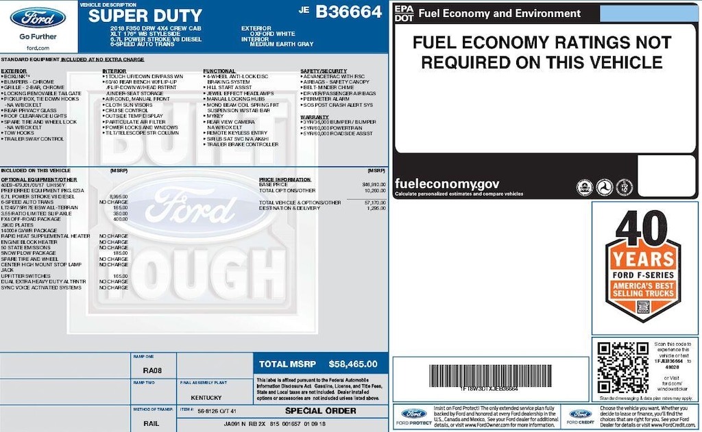 Used 2018 Ford Super Duty F-350 DRW XLT Truck