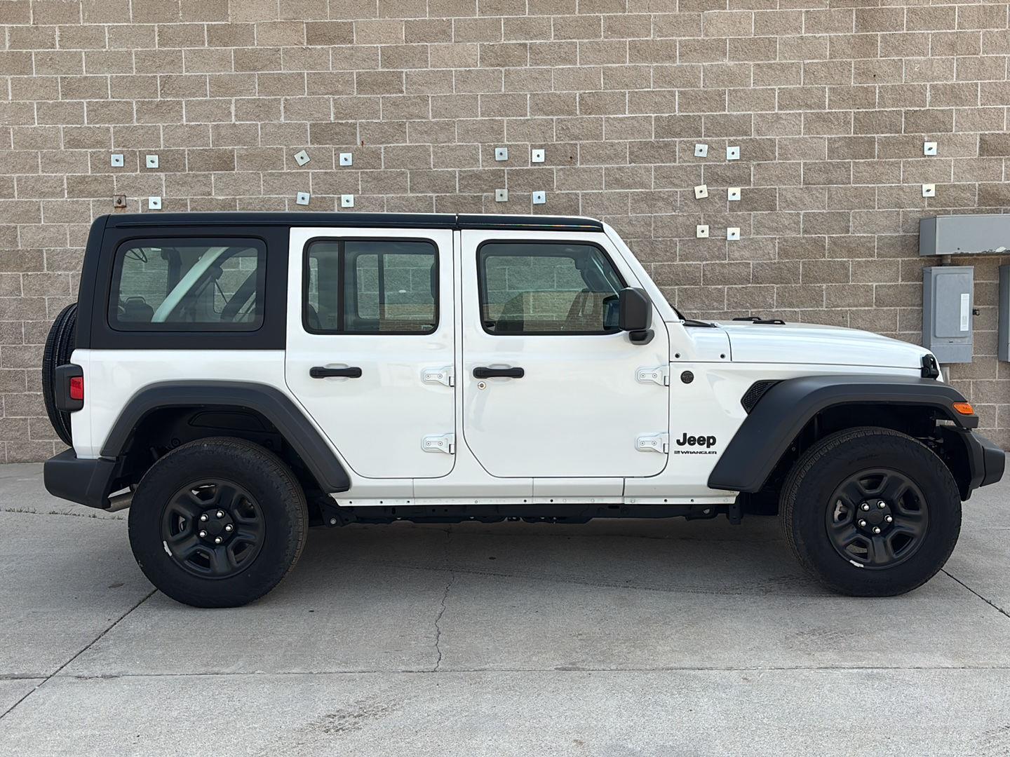 Used 2024 Jeep Wrangler 4-Door Sport with VIN 1C4PJXDG8RW343015 for sale in Wheatland, WY