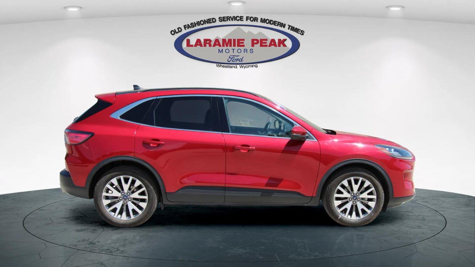 Used 2020 Ford Escape Titanium with VIN 1FMCU9DZ5LUC16501 for sale in Wheatland, WY