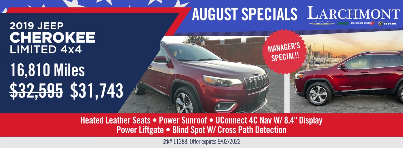 PreOwned Specials Larchmont ChryslerJeepDodge
